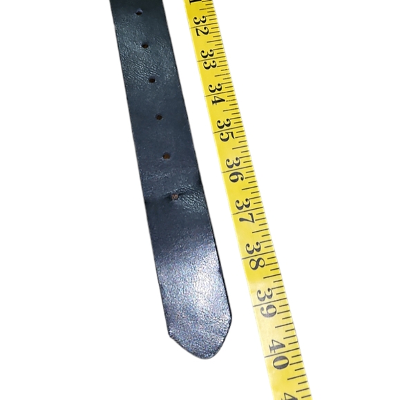 Dickies 32/80 Leather belt, dark brown with a stainless buckle - Picture 6 of 6